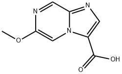 6-METHOXYIMIDAZO[1,2-A]PYRAZINE-3-CARBOXYLIC ACID Structure