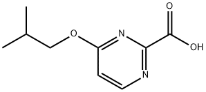 4-Isobutoxypyrimidine-2-carboxylic acid Struktur