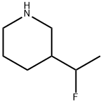 3-(1-Fluoro-ethyl)-piperidine Structure