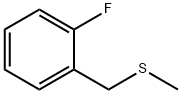 2-フルオロベンジルメチルスルフィド 化学構造式