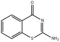 4H-1,3-Benzothiazin-4-one,2-amino- 结构式
