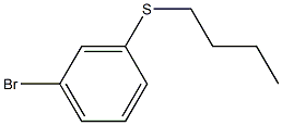 (3-溴苯基)(丁基)硫烷,156021-46-4,结构式