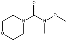 N-methoxy-N-methylmorpholine-4-carboxamide Struktur