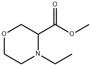 4-Ethyl-morpholine-3-carboxylic acid methyl ester Structure