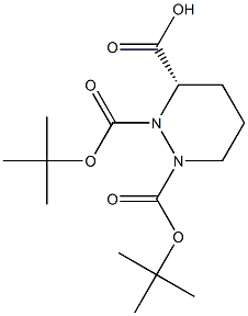 (S)-Tetrahydropyridazine-1,2,3-tricarboxylic acid 1,2-di-tert-butyl ester|(S)-1,2-双(叔丁氧基羰基)六氢哒嗪-3-羧酸