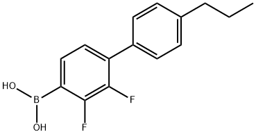 2,3-difluoro-4'-propyl-biphenylboronic acid Structure