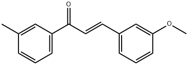 (2E)-3-(3-methoxyphenyl)-1-(3-methylphenyl)prop-2-en-1-one Structure