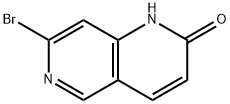 7-溴-1,6-萘吡啶-2(1H)-酮, 1574395-48-4, 结构式