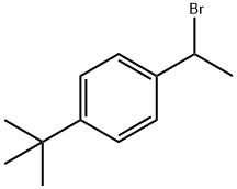 1-(1-bromoethyl)-4-(tert-butyl)benzene Struktur