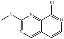 8-chloro-2-(methylthio)pyrido[3,4-d]pyrimidine, 1578245-95-0, 结构式