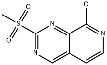 8-氯-2-(甲磺酰基)吡啶[3,4-D]嘧啶, 1578246-63-5, 结构式
