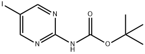 tert-butyl (5-iodopyrimidin-2-yl)carbamate Structure