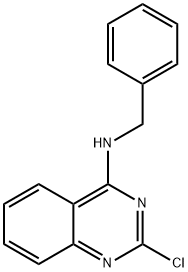 N-苄基-2-氯喹唑啉-4-胺 结构式