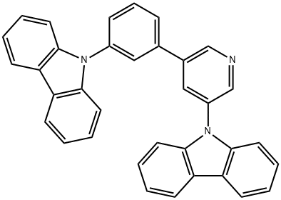 9-(5-(3-(9H-咔唑-9-基)苯基)吡啶-3-基)-9H-咔唑, 1583238-16-7, 结构式