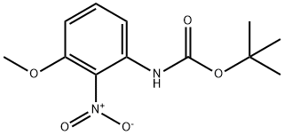 (3-Methoxy-2-nitro-phenyl)-carbamic acid tert-butyl ester Struktur