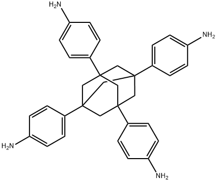 1,3,5,7-四(4-苯甲氨基)-金刚烷 结构式