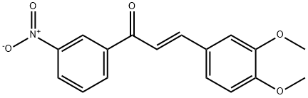 (2E)-3-(3,4-dimethoxyphenyl)-1-(3-nitrophenyl)prop-2-en-1-one Structure