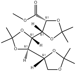 Methyl 2,3:4,5:6,7-tri-O-isopropylidene-D-glycero-D-gulo-heptonate,1595285-44-1,结构式