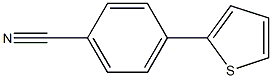 Benzonitrile, 4-(2-thienyl)- Structure