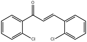 (2E)-1,3-bis(2-chlorophenyl)prop-2-en-1-one Structure