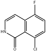 8-chloro-5-fluoro-1,2-dihydroisoquinolin-1-one Structure