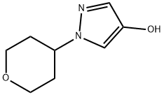 1-(oxan-4-yl)-1H-pyrazol-4-ol,1598643-02-7,结构式
