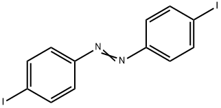 (E)-1,2-双(4-碘苯基)二氮烯 结构式