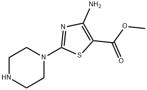 methyl 4-amino-2-(piperazin-1-yl)thiazole-5-carboxylate|