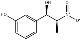 3-((1R,2S)-1-hydroxy-2-nitropropyl)phenol Struktur