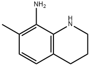 7-Methyl-1,2,3,4-tetrahydroquinolin-8-amine, 160431-49-2, 结构式