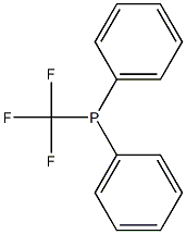 Phosphine, diphenyl(trifluoromethyl)- Structure