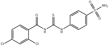 N-({[4-(aminosulfonyl)phenyl]amino}carbonothioyl)-2,4-dichlorobenzamide|