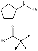 Cyclopentyl-hydrazine hydrochloride trfluoroacetic acid salt Structure