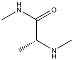 (2R)-N-methyl-2-(methylamino)propanamide 结构式