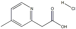 (4-methyl-2-pyridinyl)acetic acid hydrochloride Struktur