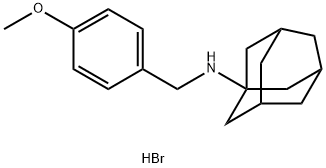 N-(4-甲氧基苄基)金刚烷-1-胺氢溴酸盐,1609396-10-2,结构式