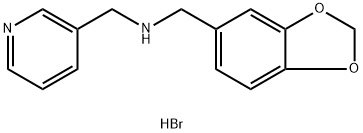 (1,3-benzodioxol-5-ylmethyl)(3-pyridinylmethyl)amine hydrobromide Structure