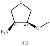 4-甲氧基四氢呋喃-3-胺盐酸盐, 1609396-30-6, 结构式
