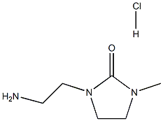 1-(2-氨基乙基)-3-甲基-2-咪唑啉酮盐酸盐(1:1), 1609403-83-9, 结构式