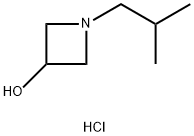 1-isobutyl-3-azetidinol hydrochloride 化学構造式