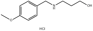 3-[(4-methoxybenzyl)amino]-1-propanol hydrochloride Structure