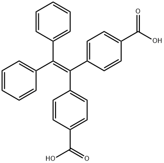 4,4'-(1,2-Diphenylethene-1,2-diyl)dibenzoic acid Structure