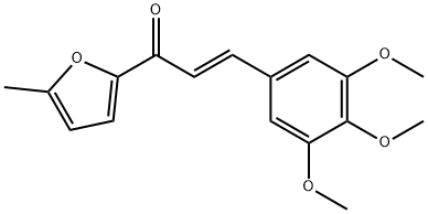 (2E)-1-(5-methylfuran-2-yl)-3-(3,4,5-trimethoxyphenyl)prop-2-en-1-one,1609582-08-2,结构式
