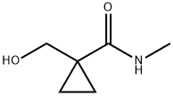 1-羟甲基-N-甲基环丙基甲酰胺 结构式