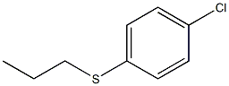 1-chloro-4-propylsulfanylbenzene Structure
