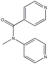 N-methyl-N-pyridin-4-ylpyridine-4-carboxamide,1617537-44-6,结构式