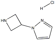 1-(azetidin-3-yl)pyrazole:hydrochloride Structure