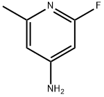 2-フルオロ-6-メチルピリジン-4-アミン 化学構造式