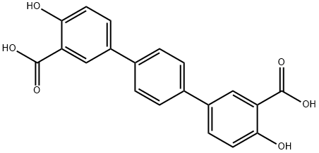 4,4''-dihydroxy-[1,1':4',1''-terphenyl]-3,3''-dicarboxylic acid Structure