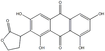 9,10-Anthracenedione,1,3,6,8-tetrahydroxy-2-(tetrahydro-2-oxo-3-furanyl)-|